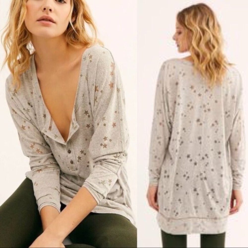 Free People NWOT Sleeping to Dream Shirt